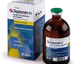 ЭНРОКСИЛ р-р д/ин 5% 100мл Словения КРКА Д.Д.НОВО МЕСТО