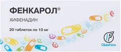 ФЕНКАРОЛ р-р в/м (амп) 10мг/мл 2мл х10 Олайнский ХФЗ/Sopharma