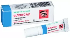 ФЛОКСАЛ капли глазные (фл) 0,3% 5мл Германия Dr.Mann Pharma