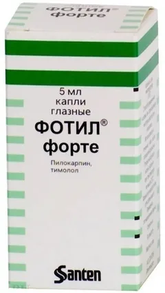 ФОТИЛ ФОРТЕ капли глазные 40мг+5мг/мл 5мл Финляндия NextPharma