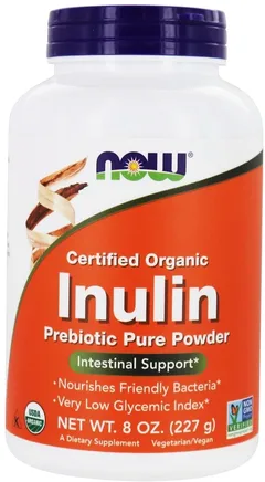 ИНУЛИН-ПРЕБИОТИК NOW пор. 227г США Now Foods