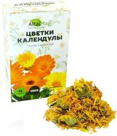 КАЛЕНДУЛЫ (НОГОТКОВ) ЦВЕТЫ 20г Россия Азбука Трав