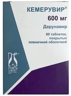 КЕМЕРУВИР таб п/о 400мг х60 Россия Фармасинтез