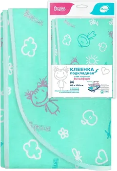 КЛЕЕНКА ПОДКЛАДНАЯ ДЛЯ КОЛЯСКИ 0,48м х0,68м Россия Виталфарм