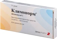 КЛИМОНОРМ драже х21 Франция Delpharm