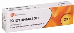 КЛОТРИМАЗОЛ крем 1% 20г GlaxoSmithKline