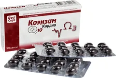 КОЭНЗИМ Q-10 КАРДИО капс х30 Россия РеалКапс