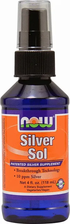 КОЛЛОИДНОЕ СЕРЕБРО NOW туба 118мл США Now Foods