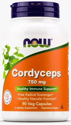 КОРДИЦЕПС NOW капс 900мг х90 США Now Foods