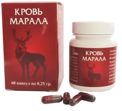 КРОВЬ МАРАЛА капс 250мг х30 Россия Лиатон
