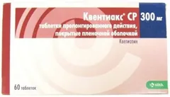 КВЕНТИАКС СР таб п/о пролонг. 200мг х60 Словения КРКА Д.Д.НОВО МЕСТО