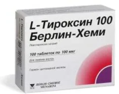 Л-ТИРОКСИН таб 100мкг х100 Berlin Chemie/Menarini