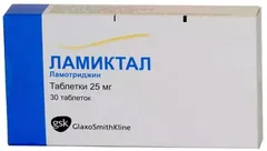 ЛАМИКТАЛ таб 100мг х30 GlaxoSmithKline