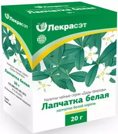 ЛАПЧАТКА БЕЛАЯ КОРНИ 20г Россия Лекра-СЭТ Сибирь