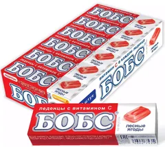 ЛЕДЕНЦЫ БОБС 35г апельсин, лимон Россия МАК-Иваново