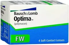 ЛИНЗЫ МЯГКИЕ КОНТАКТНЫЕ OPTIMA FW 8.7 №4 -1,00 Bausch & Lomb