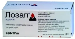 ЛОЗАП таб п/о 100мг х30 Словакия Zentiva