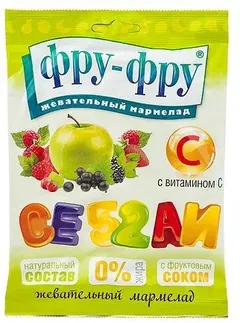 МАРМЕЛАД ФРУ-ФРУ 20г зубки Чехия Park Lane