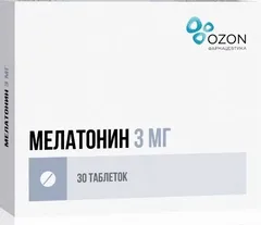 МЕЛАТОНИН таб п/о 3мг х20 Россия Озон