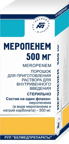 МЕРОПЕНЕМ пор. д/ин. (фл) 1г х1 Беларусь Белмедпрепараты