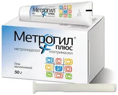 МЕТРОГИЛ ПЛЮС гель 50г аппликатор х1 Индия Unique Pharm