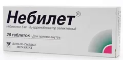 НЕБИЛЕТ таб 5мг х14 Германия Berlin Chemie