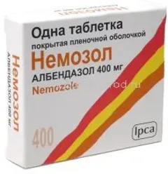 НЕМОЗОЛ сусп. (фл) 100мг/5мл 20мл Индия Ipca Laboratories