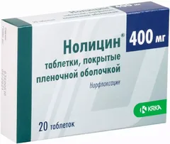 НОЛИЦИН таб п/о 400мг х10 Россия КРКА-РУС