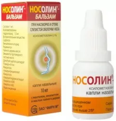 НОСОЛИН-БАЛЬЗАМ капли глазные 0,1% 10мл Россия Фирн-М