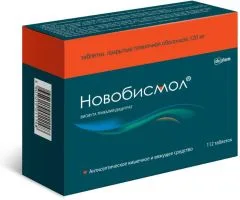 НОВОБИСМОЛ таб п/о 120мг х112 Россия Алиум ПФК