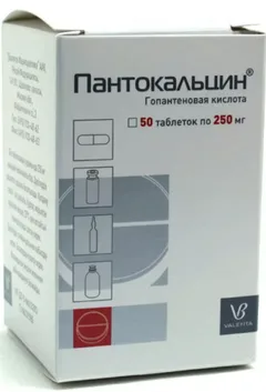 ПАНТОКАЛЬЦИН таб 250мг х50 Россия Валента Фармацевтика