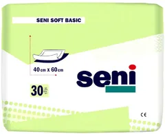 ПЕЛЕНКИ ГИГИЕНИЧЕСКИЕ SENI SOFT BASIC 40 х60см х10 Польша TZMO S.A.