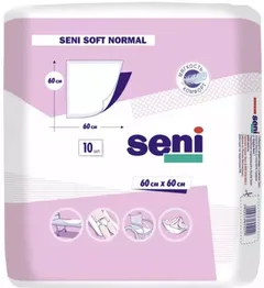 ПЕЛЕНКИ ГИГИЕНИЧЕСКИЕ SENI SOFT NORMAL 60 х60см х10 Польша TZMO S.A.