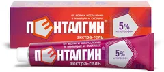 ПЕНТАЛГИН ЭКСТРА-ГЕЛЬ гель д/нар. прим. 5% 100г Россия Лекко