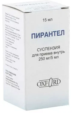 ПИРАНТЕЛ сусп. 250мг/5мл 15мл Индия Oxford Life Sciences Pvt. Ltd
