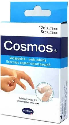 ПЛАСТЫРЬ COSMOS WATER RESISTANT 2 размера х20 Германия Paul Hartmann