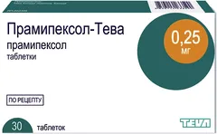 ПРАМИПЕКСОЛ таб 0,25мг х30 Россия Озон