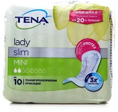 ПРОКЛАДКИ ТЕНА ЛЕДИ СЛИМ мини х10 Нидерланды SCA Hygiene Products