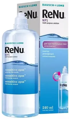РАСТВОР д/конт.линз Re-Nu MPS фл 120мл Bausch & Lomb