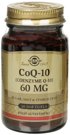 СОЛГАР КОЭНЗИМ Q-10 капс 60мг х30 США Solgar Vitamin and Herb