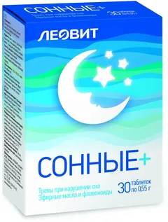 ТАБЛЕТКИ СОННЫЕ ПЛЮС таб х30 Россия Леовит нутрио