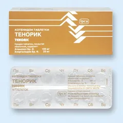 ТЕНОРИК таб 100мг/25мг х28 Индия Ipca Laboratories