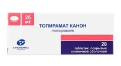 ТОПИРАМАТ таб п/о 100мг х30 Россия Биоком ЗАО