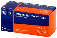 ТРИМЕКТАЛ МВ таб с модиф.высв. 35мг х120 Россия Вертекс