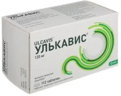 УЛЬКАВИС таб п/о 120мг х112 Словения КРКА Д.Д.НОВО МЕСТО