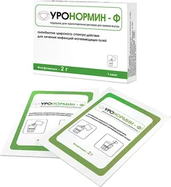 УРОНОРМИН-Ф пор. доз. д/вн. пр. (пак) 2г х1 Россия Фармстандарт Лексредства