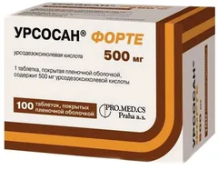УРСОСАН ФОРТЕ таб п/о 500мг х10 Россия ЗиО-Здоровье