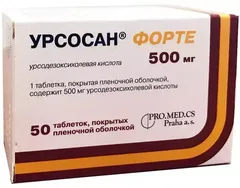 УРСОСАН капс 250мг х10 Чехия Pro.Med CS Praha