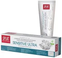 ЗУБНАЯ ПАСТА СПЛАТ PROFESSIONAL SENSITIVE ULTRA 125г/100мл Россия Органик Фармасьютикалз, ООО