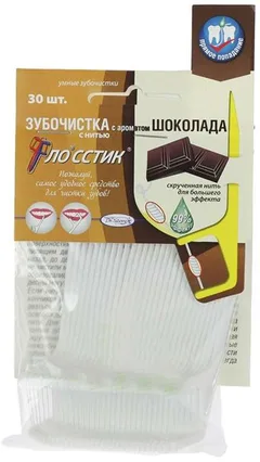 ЗУБОЧИСТКИ С НИТЬЮ И СТИМУЛЯТОР ДЕСЕН ФЛОССТИК х30 Стилкон ООО